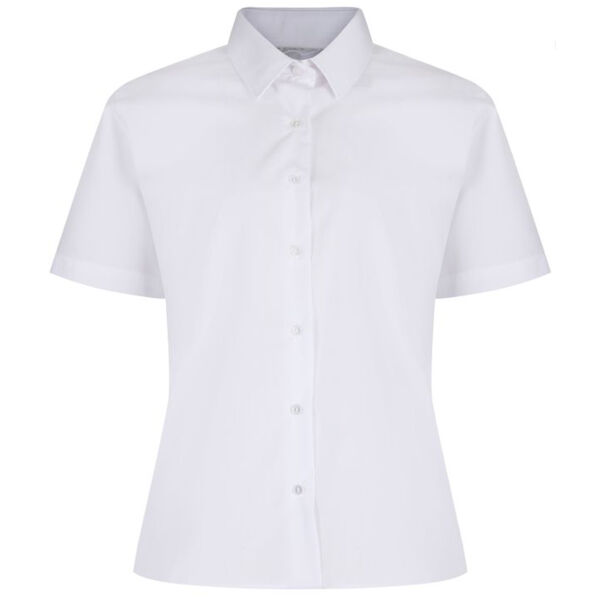 Short Sleeve Polycotton blouse - Twin Pack - senior Thumbnail